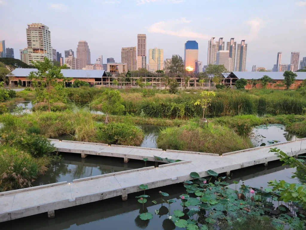 Benjakitti Park Bangkok near Sukhumvit
