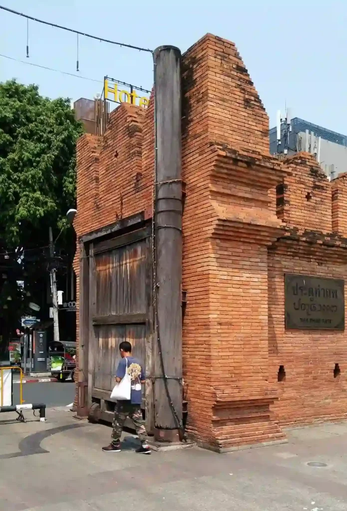 Tha Phae Gate in Chiang Mai near Thapae Twins Hotel