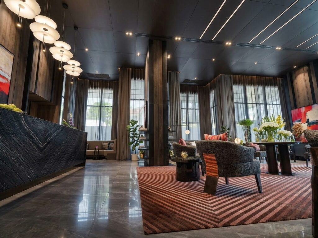 Lobby and reception area at Ascott Embassy Sathorn Bangkok