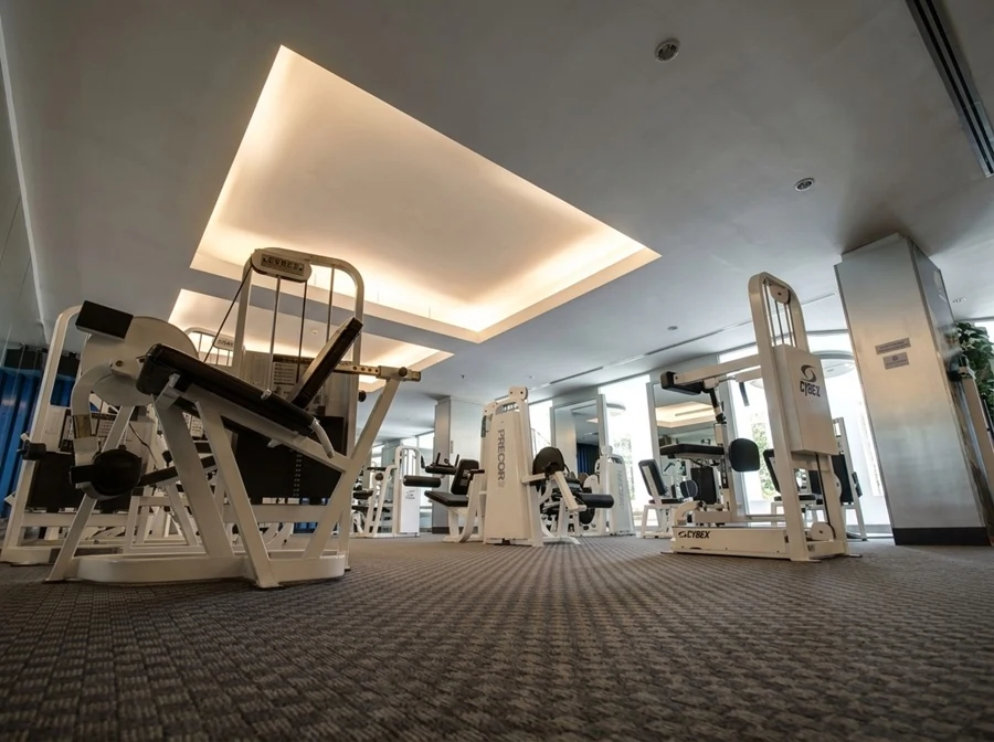 Olympic Club gym at Pathumwan Princess Hotel Bangkok